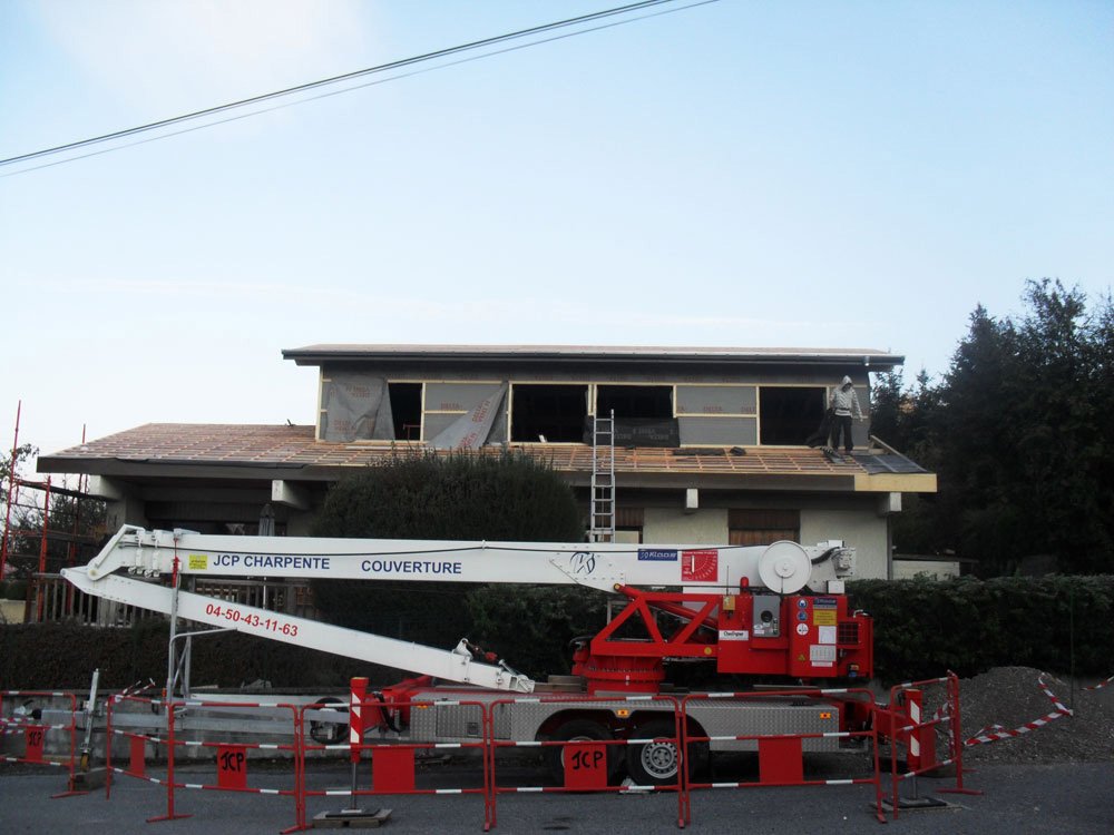 Travaux de rénovation d'une maison